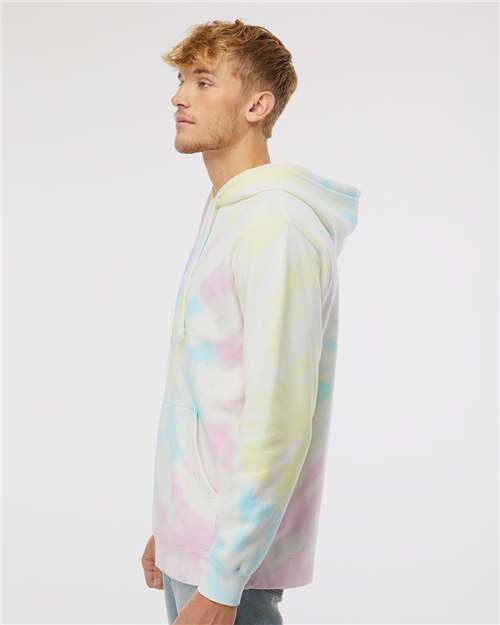 Independent Trading Co. Unisex Midweight Tie-Dyed Hooded Sweatshirt PRM4500TD
