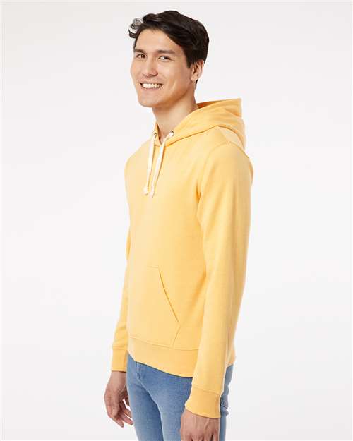 J. America Men's Triblend Fleece Hooded Sweatshirt 8871 - Golden Triblend