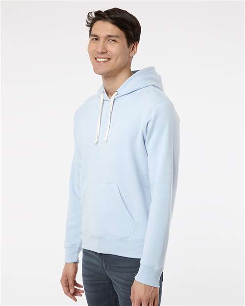 J. America Men's Triblend Fleece Hooded Sweatshirt 8871 - Ice Triblend