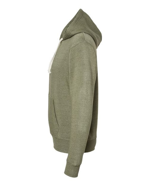 J. America Men's Triblend Fleece Hooded Sweatshirt 8871 - Olive Triblend