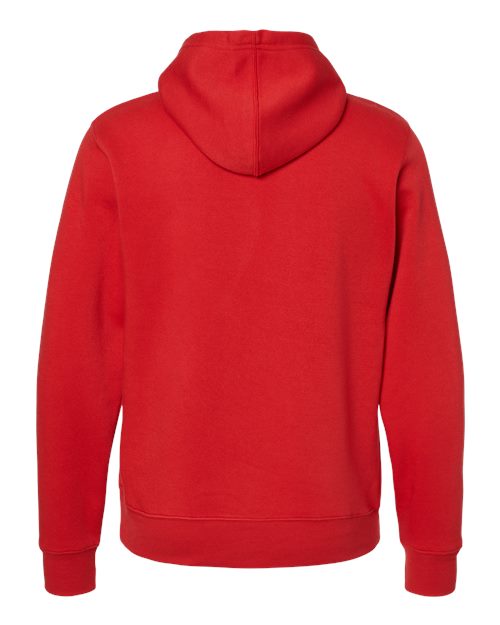 J. America Men's Triblend Fleece Hooded Sweatshirt 8871 - Red Solid