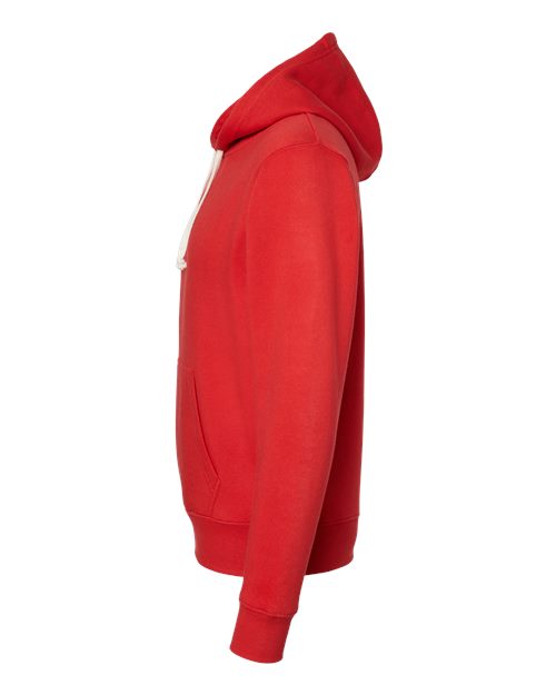 J. America Men's Triblend Fleece Hooded Sweatshirt 8871 - Red Solid