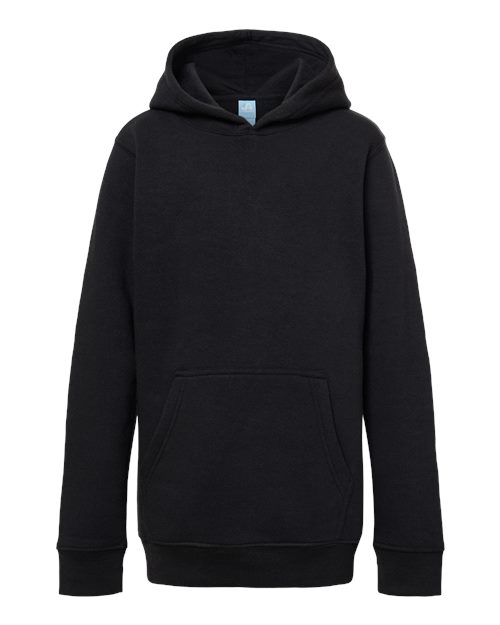J. America Youth Triblend Fleece Hooded Sweatshirt 8880
