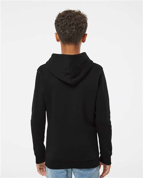 J. America Youth Triblend Fleece Hooded Sweatshirt 8880