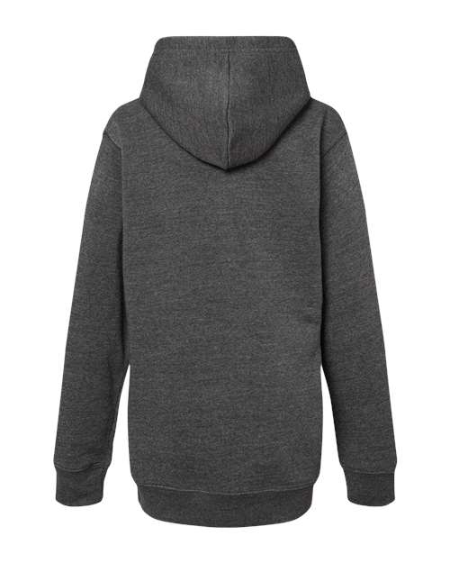 J. America Youth Triblend Fleece Hooded Sweatshirt 8880