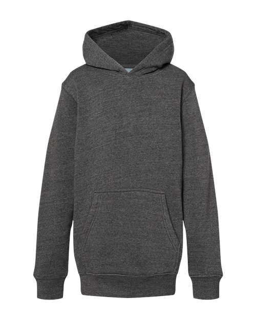 J. America Youth Triblend Fleece Hooded Sweatshirt 8880