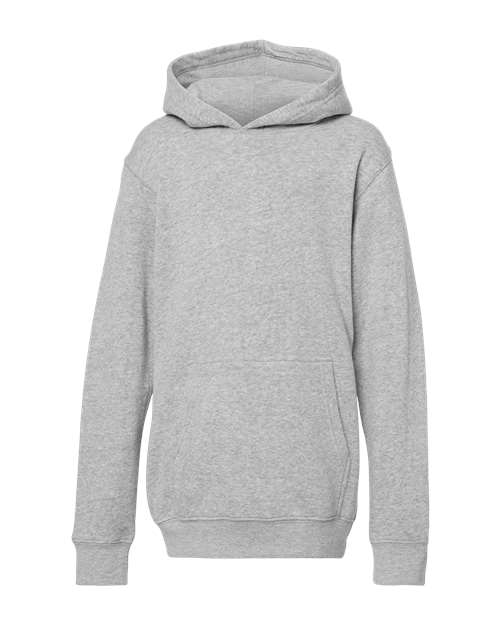J. America Youth Triblend Fleece Hooded Sweatshirt 8880