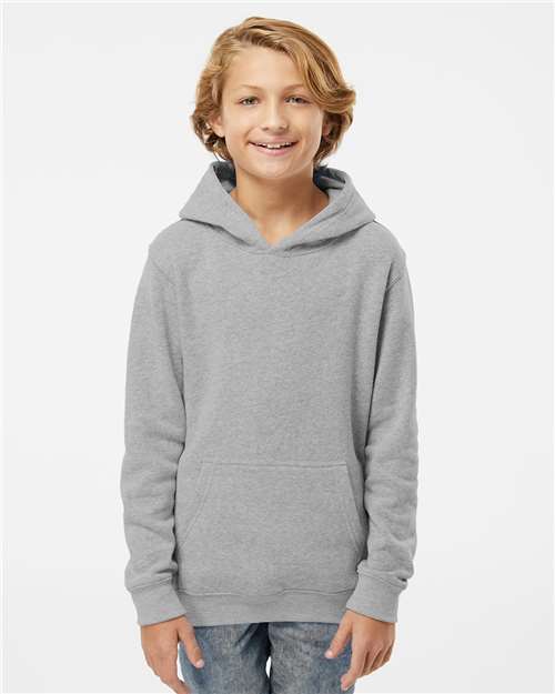 J. America Youth Triblend Fleece Hooded Sweatshirt 8880