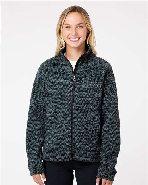 J. America Women's Traverse Full-Zip Sweater 8716