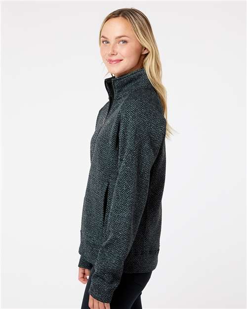 J. America Women's Traverse Full-Zip Sweater 8716