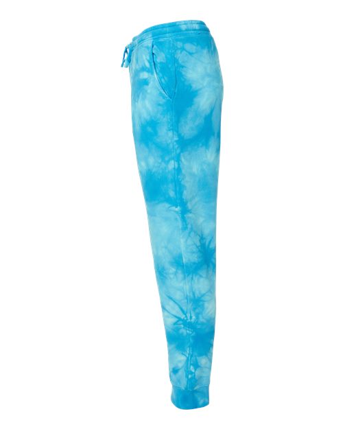 Independent Trading Co. Unisex Tie-Dyed Fleece Sweatpants PRM50PTTD