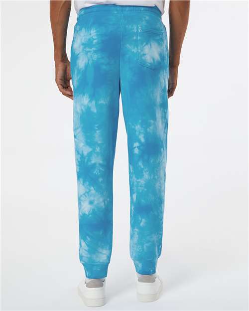 Independent Trading Co. Unisex Tie-Dyed Fleece Sweatpants PRM50PTTD