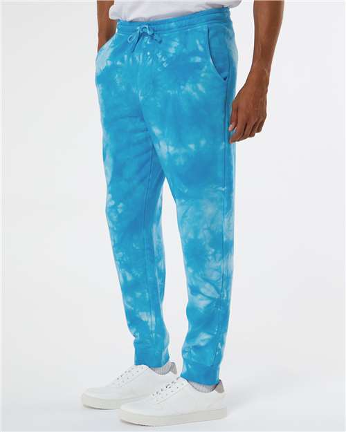 Independent Trading Co. Unisex Tie-Dyed Fleece Sweatpants PRM50PTTD