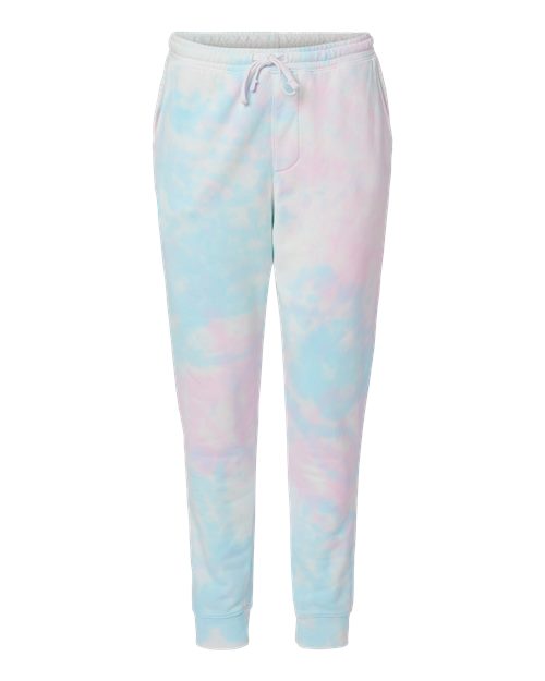 Independent Trading Co. Unisex Tie-Dyed Fleece Sweatpants PRM50PTTD