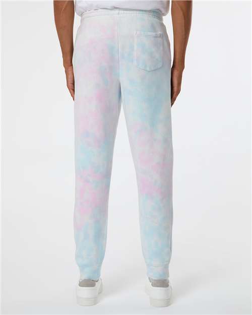 Independent Trading Co. Unisex Tie-Dyed Fleece Sweatpants PRM50PTTD