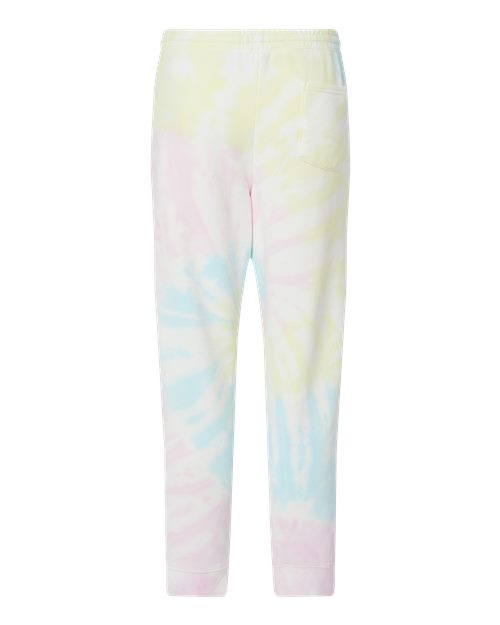 Independent Trading Co. Unisex Tie-Dyed Fleece Sweatpants PRM50PTTD