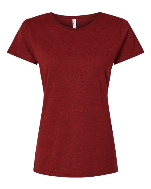 LAT Women's Fine Jersey Tee 3516 - Cardinal Blackout