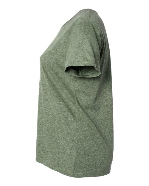 LAT Women's Curvy Collection Fine Jersey Tee 3816