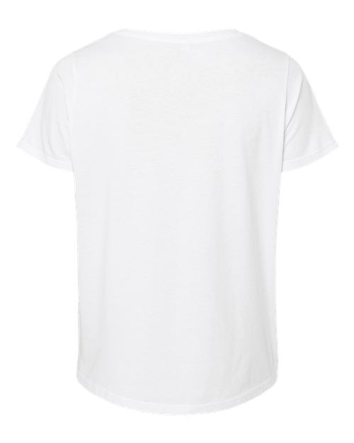 LAT Women's Curvy Collection Fine Jersey Tee 3816