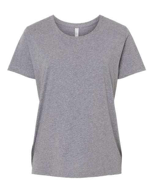 LAT Women's Curvy Collection Fine Jersey Tee 3816
