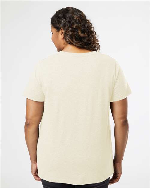 LAT Women's Curvy Collection Fine Jersey Tee 3816