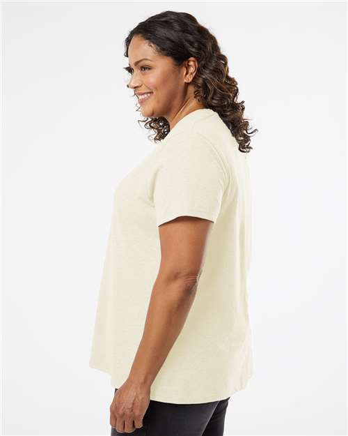 LAT Women's Curvy Collection Fine Jersey Tee 3816