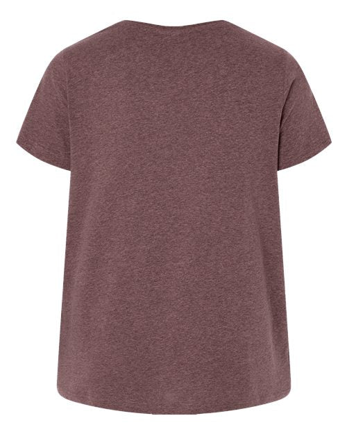 LAT Women's Curvy Collection Fine Jersey Tee 3816