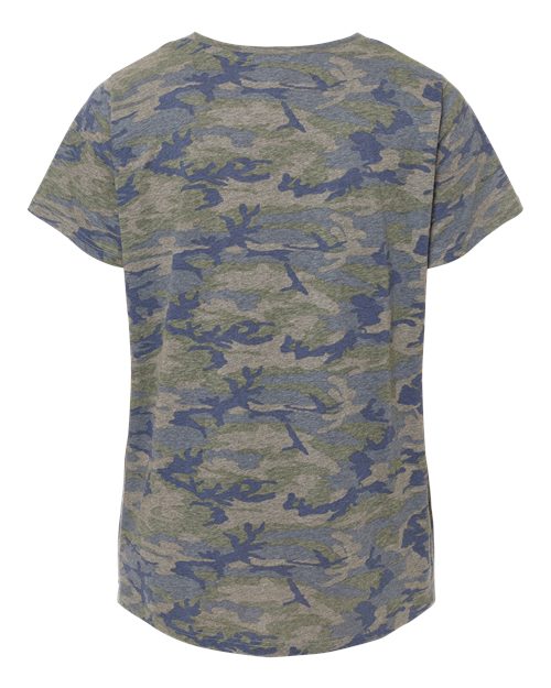 LAT Women's Curvy Collection Fine Jersey Tee 3816