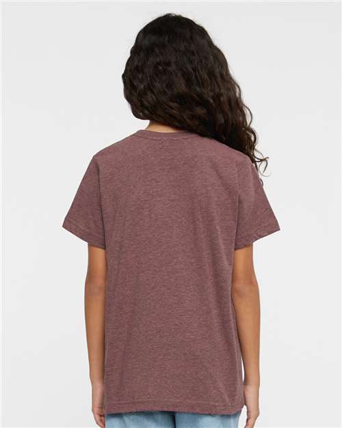LAT Youth Fine Jersey Tee 6101 - Sangria Blackout