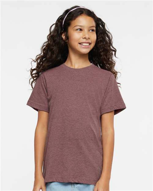 LAT Youth Fine Jersey Tee 6101 - Sangria Blackout