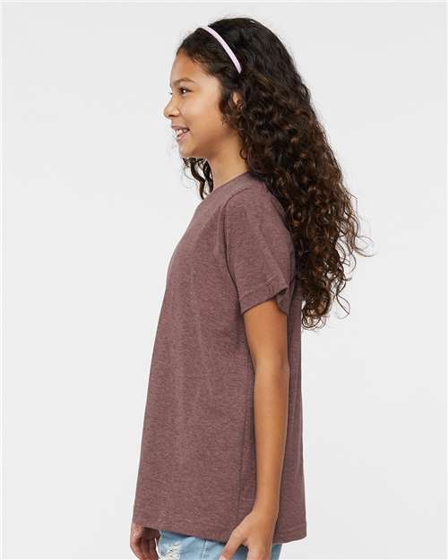 LAT Youth Fine Jersey Tee 6101 - Sangria Blackout