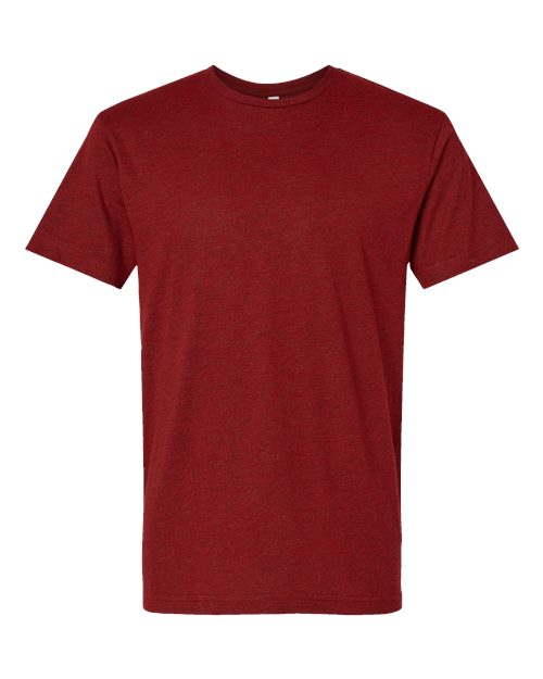 LAT Unisex Fine Jersey Tee 6901 - Cardinal Blackout