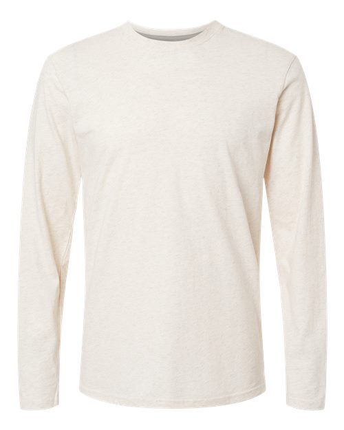 LAT Men's Fine Jersey Long Sleeve Tee 6918 - Natural Heather