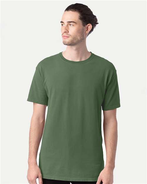ComfortWash by Hanes Men's Garment-Dyed T-Shirt GDH100 - Moss