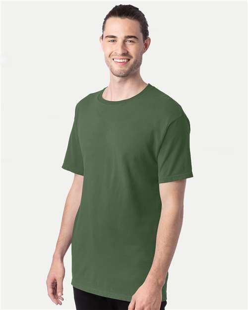 ComfortWash by Hanes Men's Garment-Dyed T-Shirt GDH100 - Moss