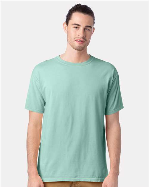 ComfortWash by Hanes Men's Garment-Dyed T-Shirt GDH100 - Honeydew