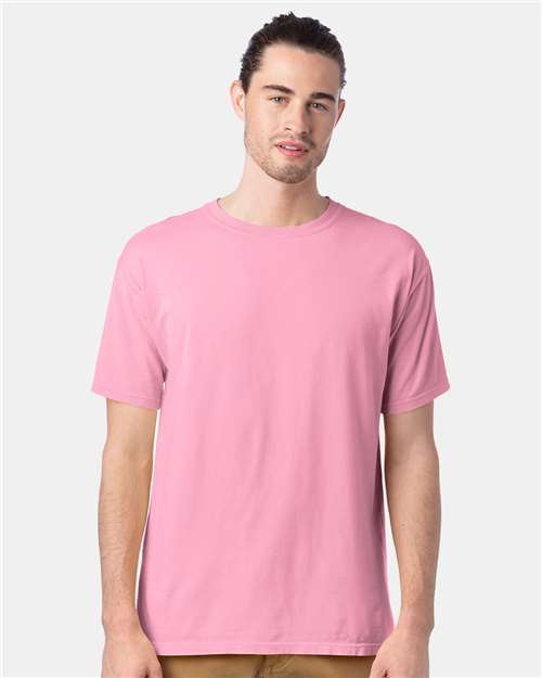 ComfortWash by Hanes Men's Garment-Dyed T-Shirt GDH100 - Cotton Candy