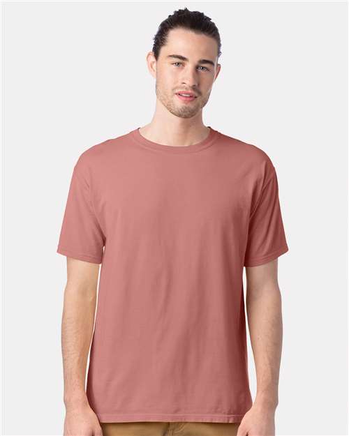 ComfortWash by Hanes Men's Garment-Dyed T-Shirt GDH100 - Mauve