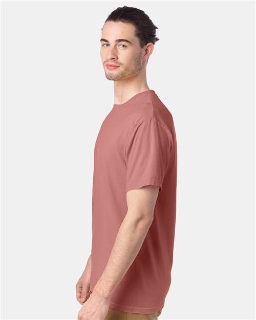 ComfortWash by Hanes Men's Garment-Dyed T-Shirt GDH100 - Mauve