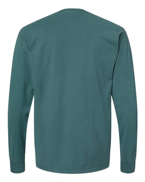 ComfortWash by Hanes Unisex Garment-Dyed Long Sleeve T-Shirt GDH200 - Cactus