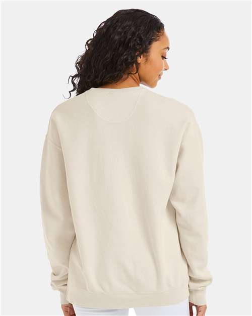 ComfortWash by Hanes Unisex Garment-Dyed Crewneck Sweatshirt GDH400 - Parchment