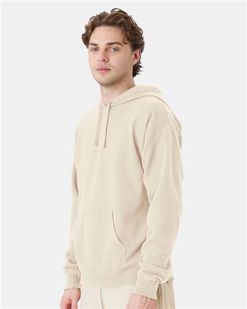 ComfortWash by Hanes Unisex Garment-Dyed Hooded Sweatshirt GDH450 - Parchment