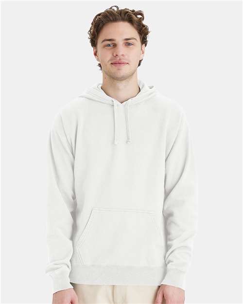 ComfortWash by Hanes Unisex Garment-Dyed Hooded Sweatshirt GDH450 - White