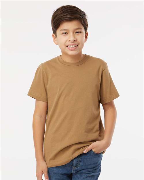 LAT Youth Fine Jersey Tee 6101 - Coyote Brown