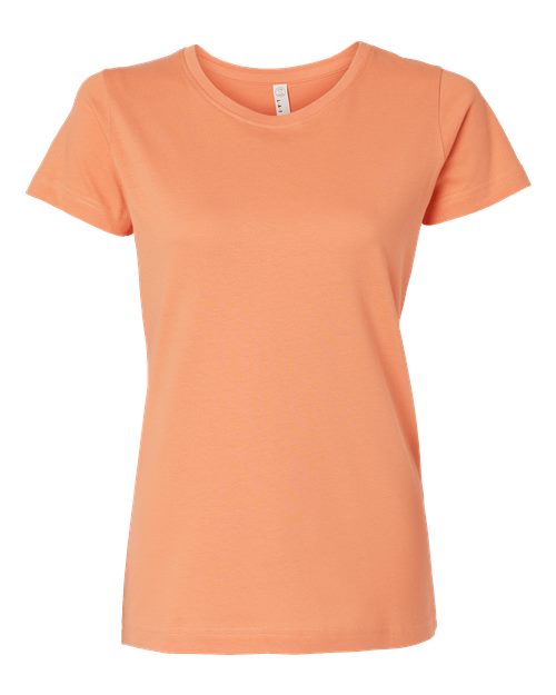 LAT Women's Fine Jersey Tee 3516 - Sunset