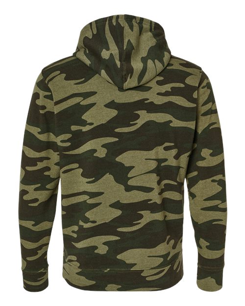 J. America Men's Triblend Fleece Hooded Sweatshirt 8871 - Camo Triblend