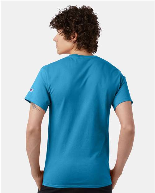 Champion Unisex Classic T-Shirt T425 - Blue Lagoon