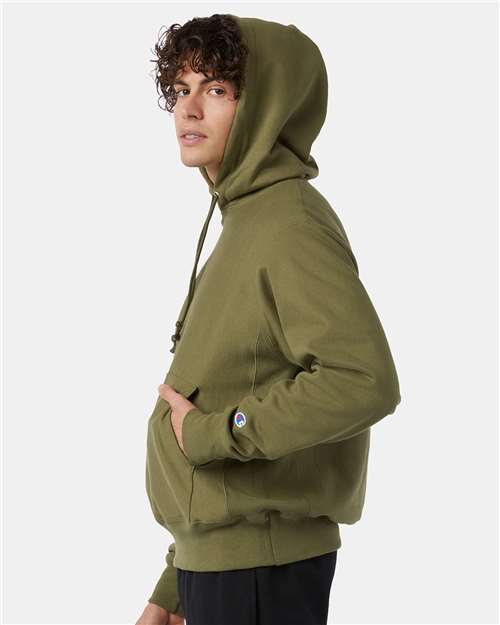 Champion Unisex Reverse Weave® Hooded Sweatshirt S101 - Fresh Olive