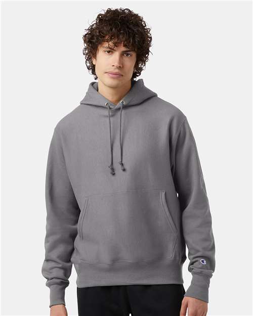 Champion Unisex Reverse Weave® Hooded Sweatshirt S101 - Stone Grey