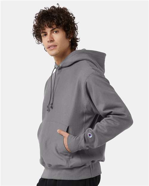 Champion Unisex Reverse Weave® Hooded Sweatshirt S101 - Stone Grey